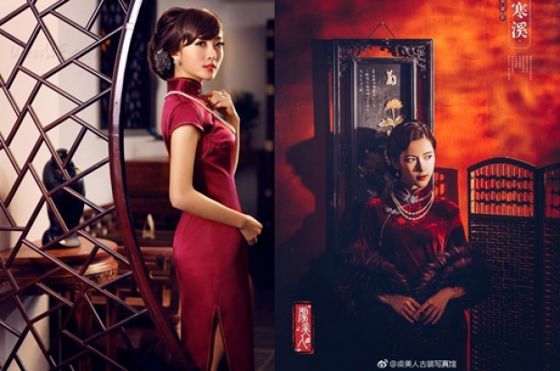 แดงเด่นรับความเฮง เปิดไอเดียกี่เพ้าสีแดงสวยรับตรุษจีน