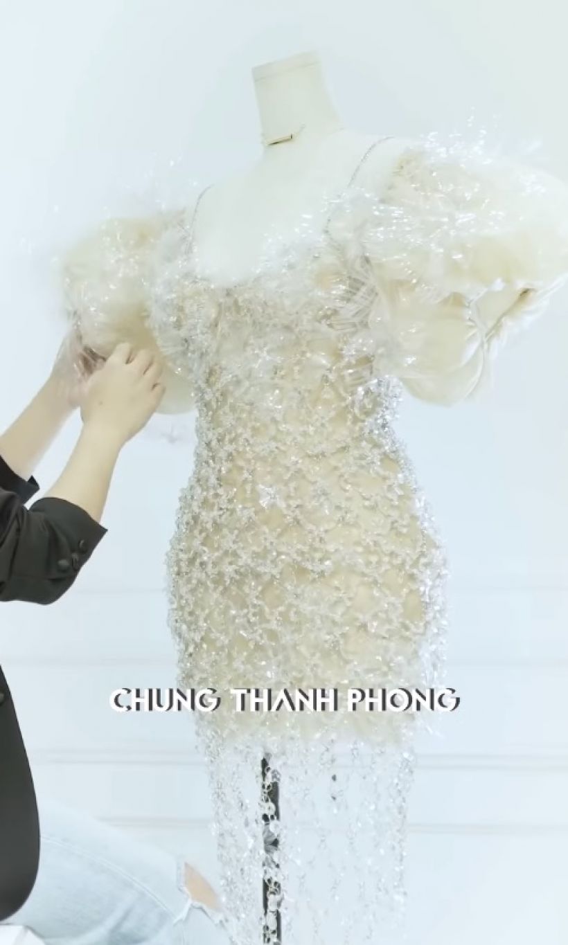 แทบมองไม่ออก! Miss Universe Vietnam  เฉิดฉายในชุดจากขยะพลาสติก