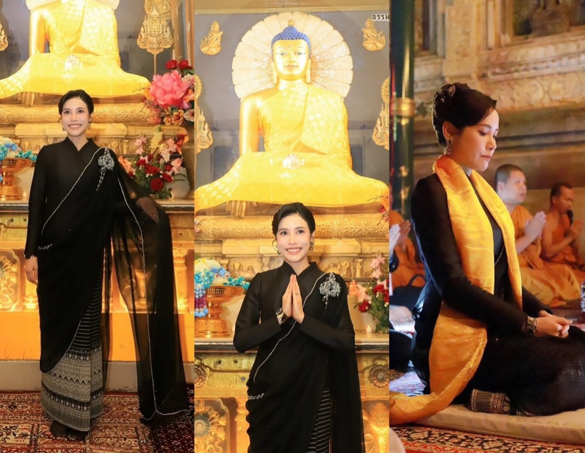 เจ้าคุณพระสินีนาถฯ สวมชุดล้านนาประยุกต์สไตล์ "ส่าหรี"
