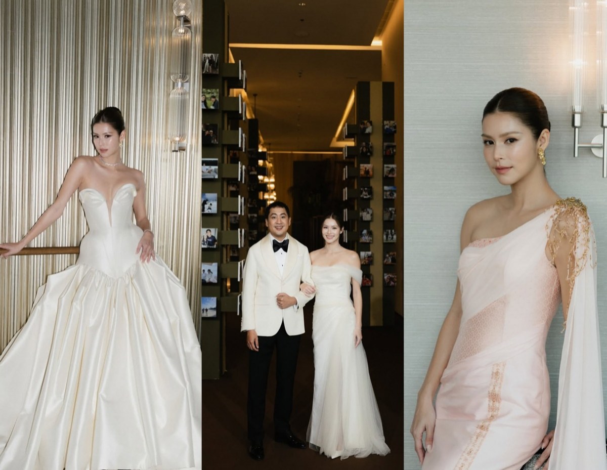 ซูมอินลุคเจ้าสาว ยิหวา ปรียากานต์ สวยแพงระยับหัวจรดเท้า