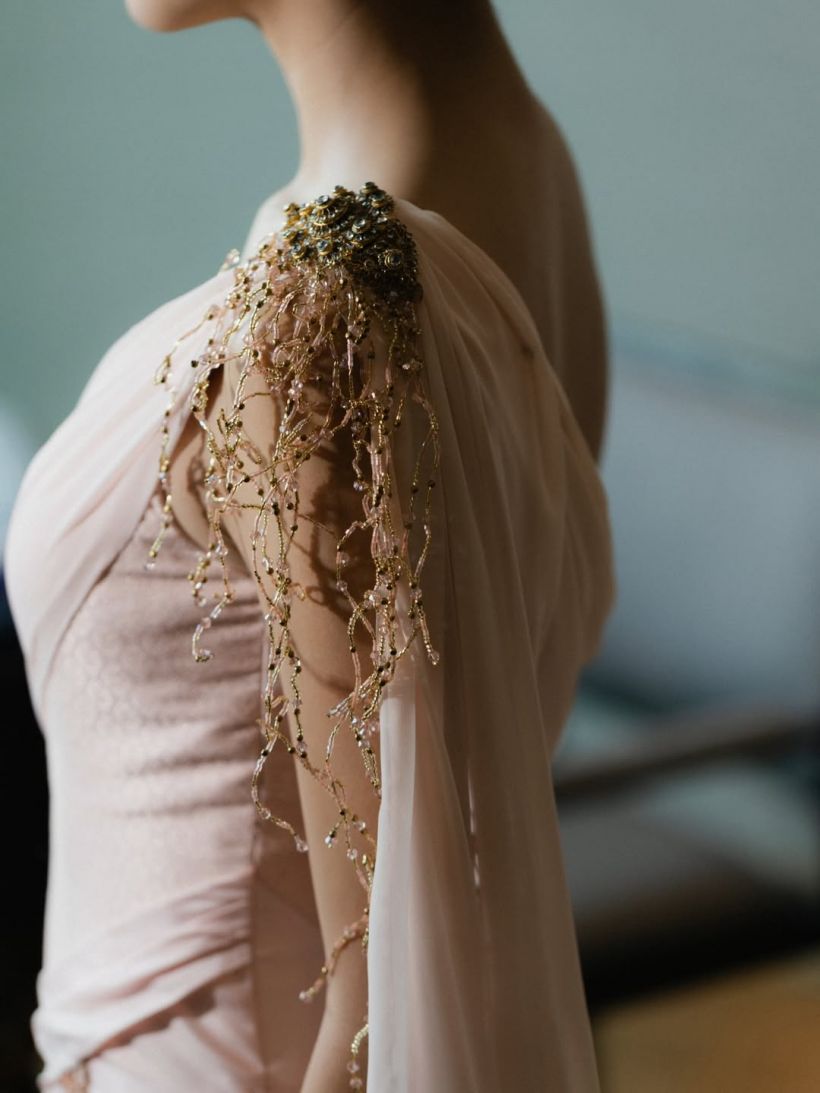 ซูมอินลุคเจ้าสาว ยิหวา ปรียากานต์ สวยแพงระยับหัวจรดเท้า