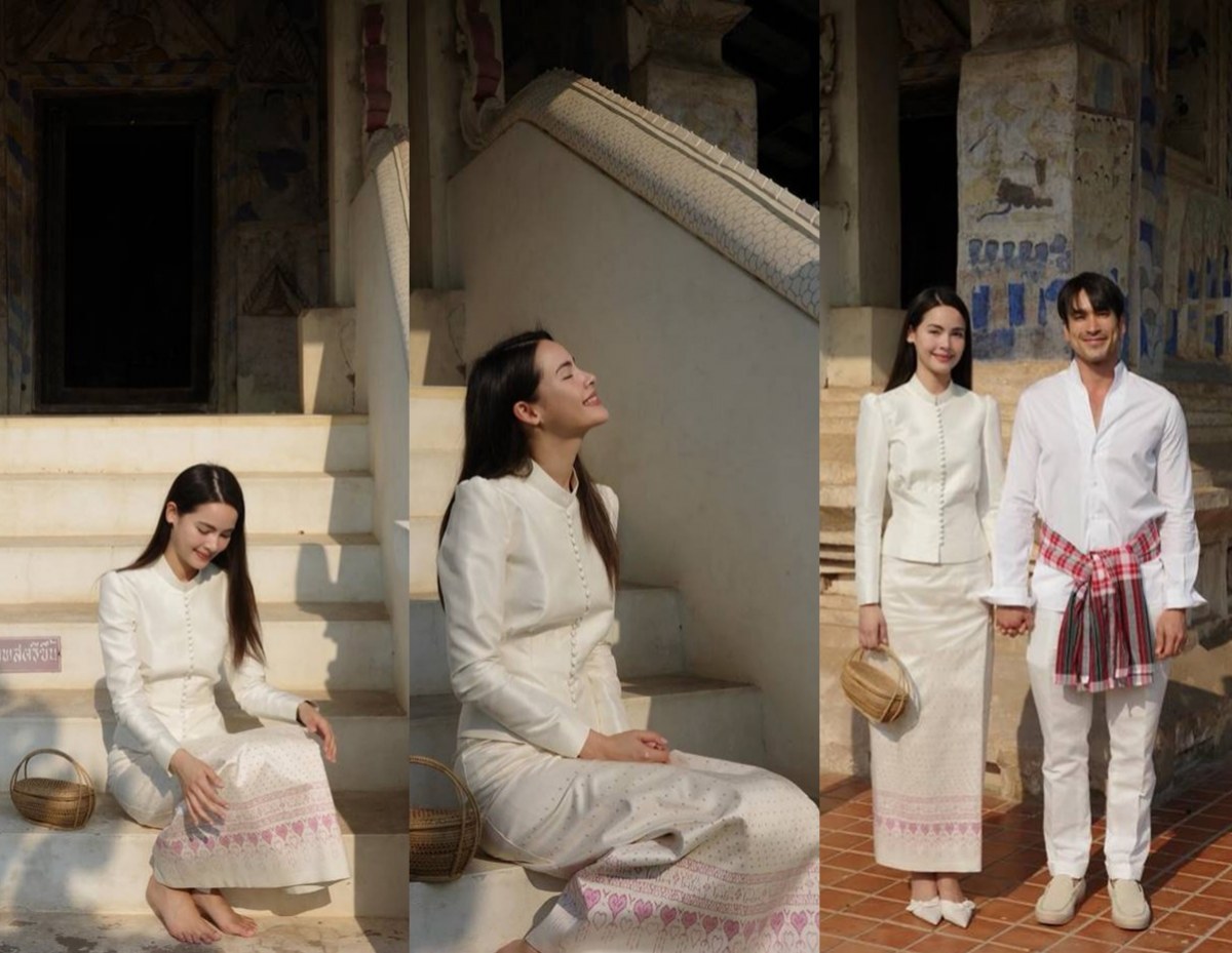 ไม่ธรรมดาผ้าซิ่น ญาญ่า ทอพิเศษออกแบบชิ้นเดียวในโลก