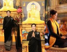 เจ้าคุณพระสินีนาถฯ สวมชุดล้านนาประยุกต์สไตล์ "ส่าหรี"