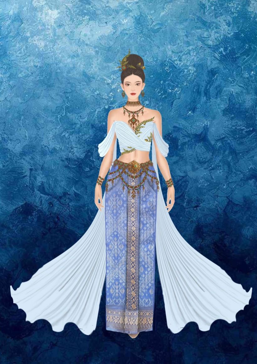 เจาะดีเทล ชุดไทยประยุกต์ เบลล่า สะท้อนภูมิปัญญาทอผ้าเมืองอุบลฯ