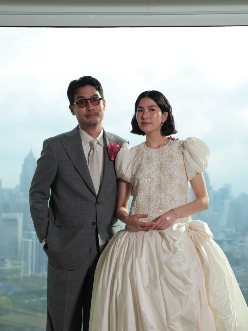 ส่อง2ลุคเจ้าสาว พราว โอลีฟส์ สวยไม่ซ้ำใครออกแบบเองกับมือ