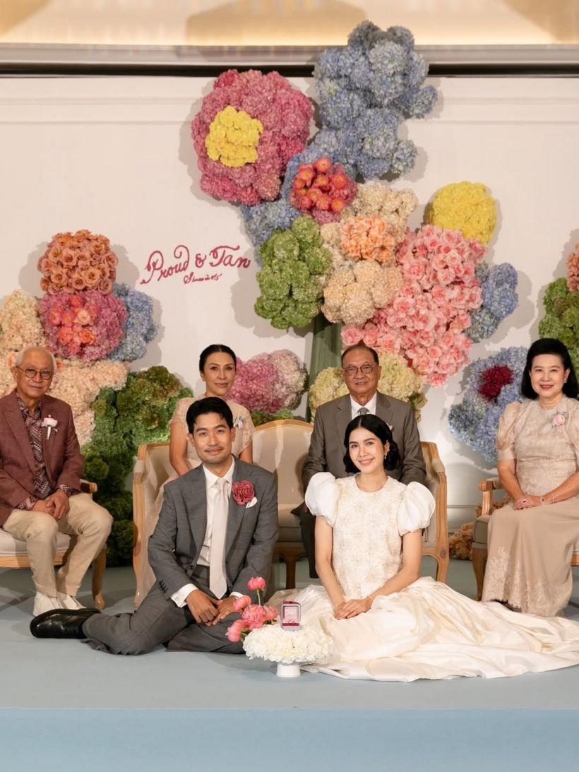 ส่อง2ลุคเจ้าสาว พราว โอลีฟส์ สวยไม่ซ้ำใครออกแบบเองกับมือ