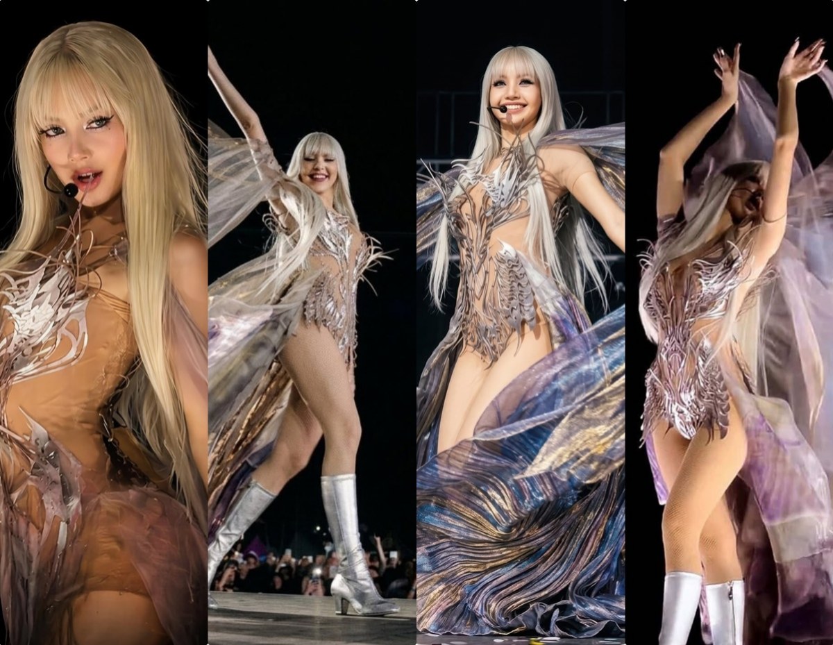 ซูมชุด ลิซ่า ขึ้น Coachella สวยวิบวับ เหมือนหลุดมาจากโลกอนาคต