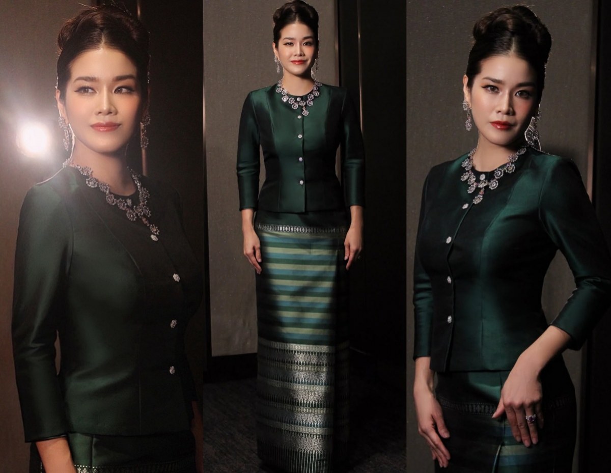 กบ พิมลรัตน์ ใส่ชุดไทยเรือนต้น เฉิดฉายสะกดทุกสายตา