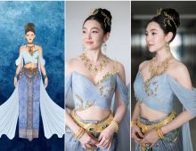 เจาะดีเทล ชุดไทยประยุกต์ เบลล่า สะท้อนภูมิปัญญาทอผ้าเมืองอุบลฯ