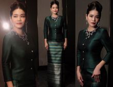 กบ พิมลรัตน์ ใส่ชุดไทยเรือนต้น เฉิดฉายสะกดทุกสายตา