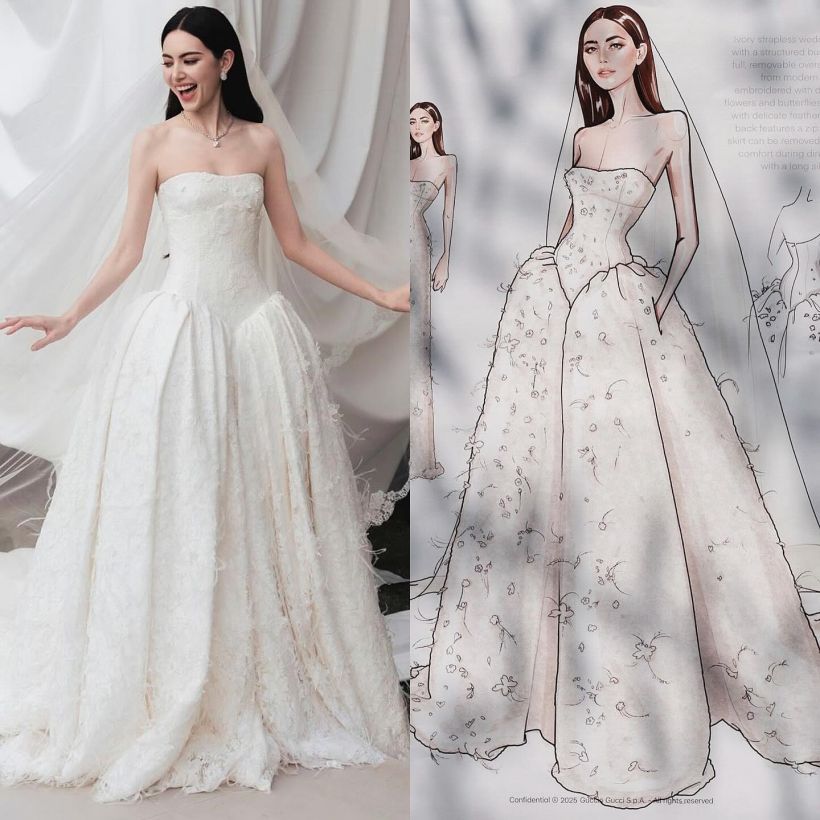 รวม 5 ลุคเจ้าสาว ใหม่ ดาวิกา สวยตะโกนเกินบรรยาย