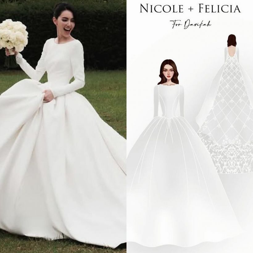 รวม 5 ลุคเจ้าสาว ใหม่ ดาวิกา สวยตะโกนเกินบรรยาย