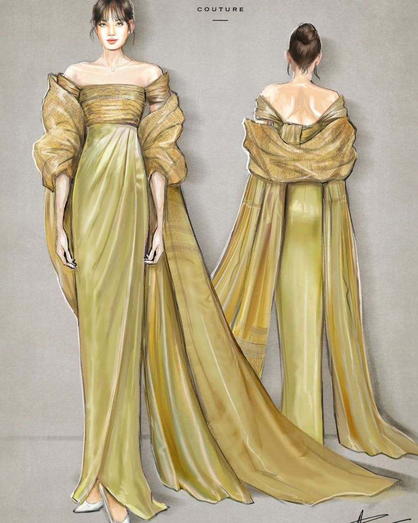 เจาะเเฟชั่นลุคทอง ลิซ่า ลลิษา ไม่ใช่เเค่ที่ไทยเเต่ทั่วโลกก็อวย