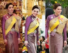 พระสิริโฉมเปล่งประกาย! พระราชินี ทรงสง่างามในพระราชพิธีมหามงคล