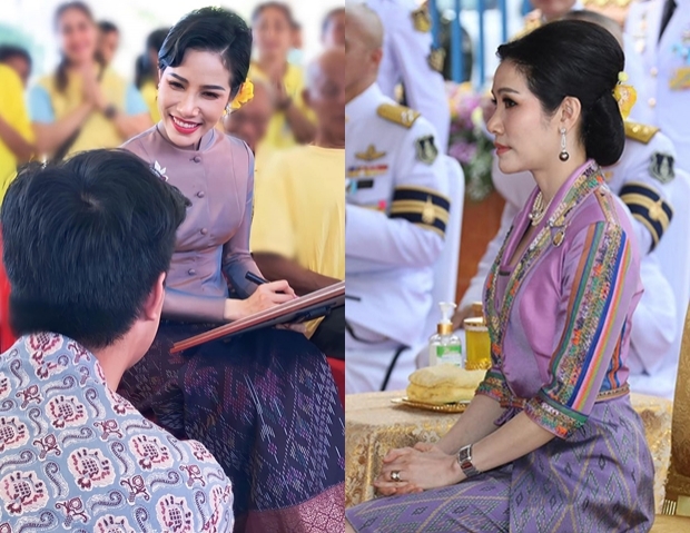 เจ้าคุณพระสินีนาฏ ทัดดอกสุพรรณิการ์ เอาใจใส่ในทุกภารกิจที่โดยเสด็จ