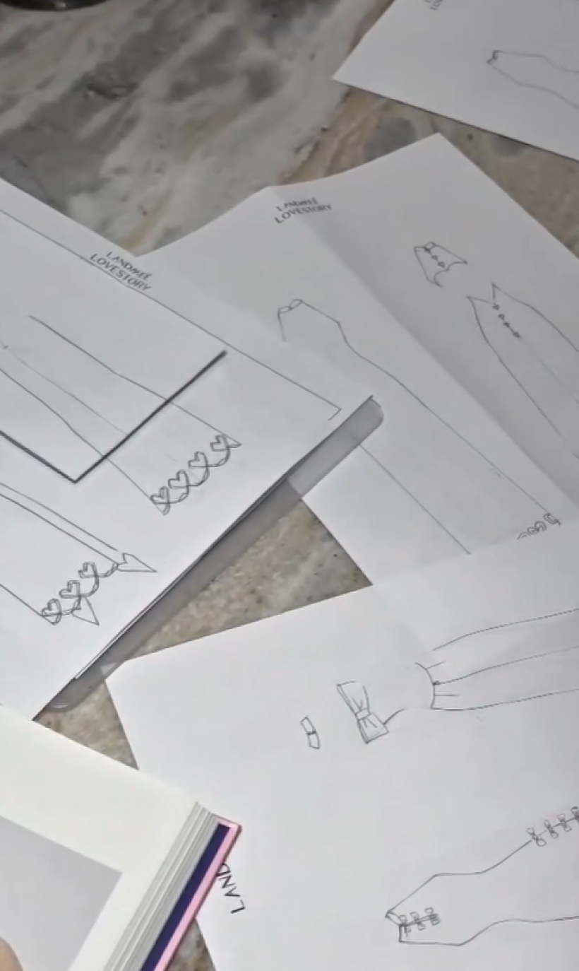 ส่องดีเทลชุดเจ้าสาว พลอยหอวัง งานประณีต ปักเย็บด้วยมือ