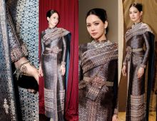 ส่องทุกดีเทลชุดไทยศิวาลัยของ บิ๊นท์ สิรีธร งามแบบเต็มยศ