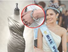 โอปอล กลับไทยพร้อมมง Miss World สง่างามในชุด SIRIVANNAVARI