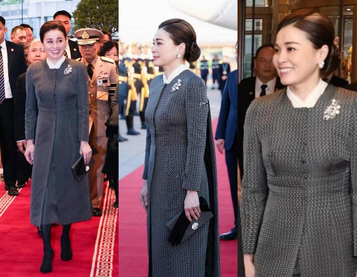 พระราชินี ทรงฉลองพระองค์ผ้าไหม สะท้อนความเป็นไทยวัฒนธรรมผสมแฟชั่น