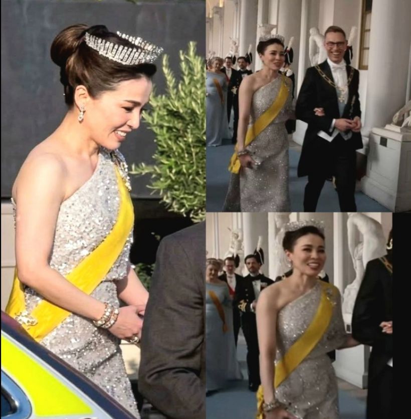 เฉิดฉายสมพระเกียรติ! พระราชินีสุทิดา ทรงเทียร่าครั้งแรก