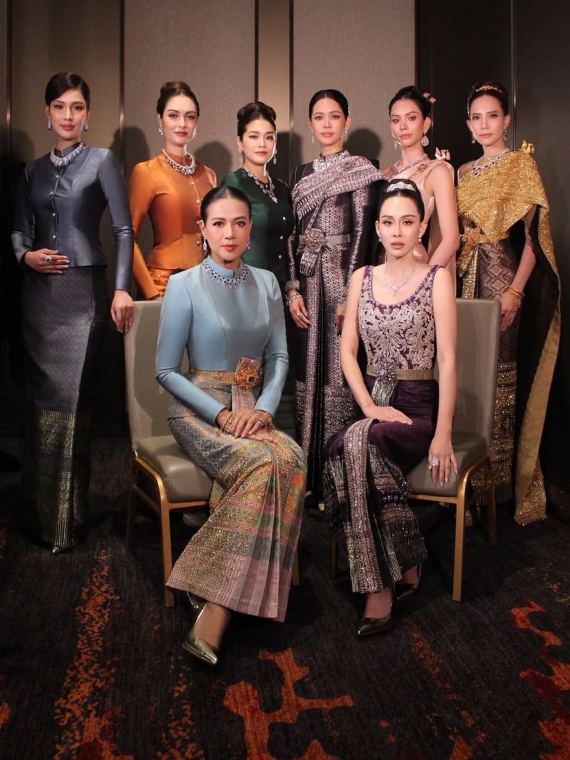 ซูมอินความวิจิตรศิลป์ชุดไทยดุสิต นุ้ย สุจิรา ตัด-ปัก แค่4วัน