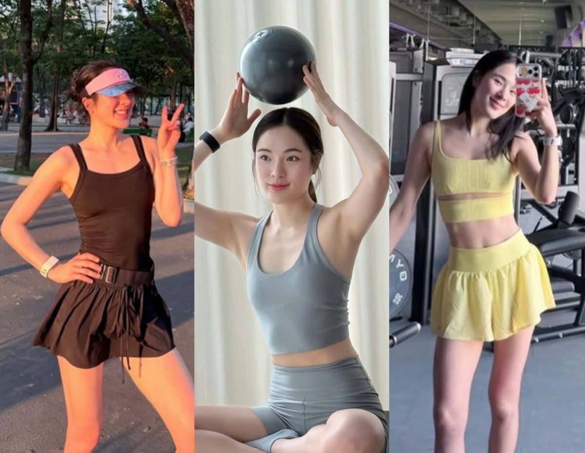 ส่องลุคฟิตเนส ปันปัน ใส่แล้วสวยสับ มองทั้งยิมแน่นอน