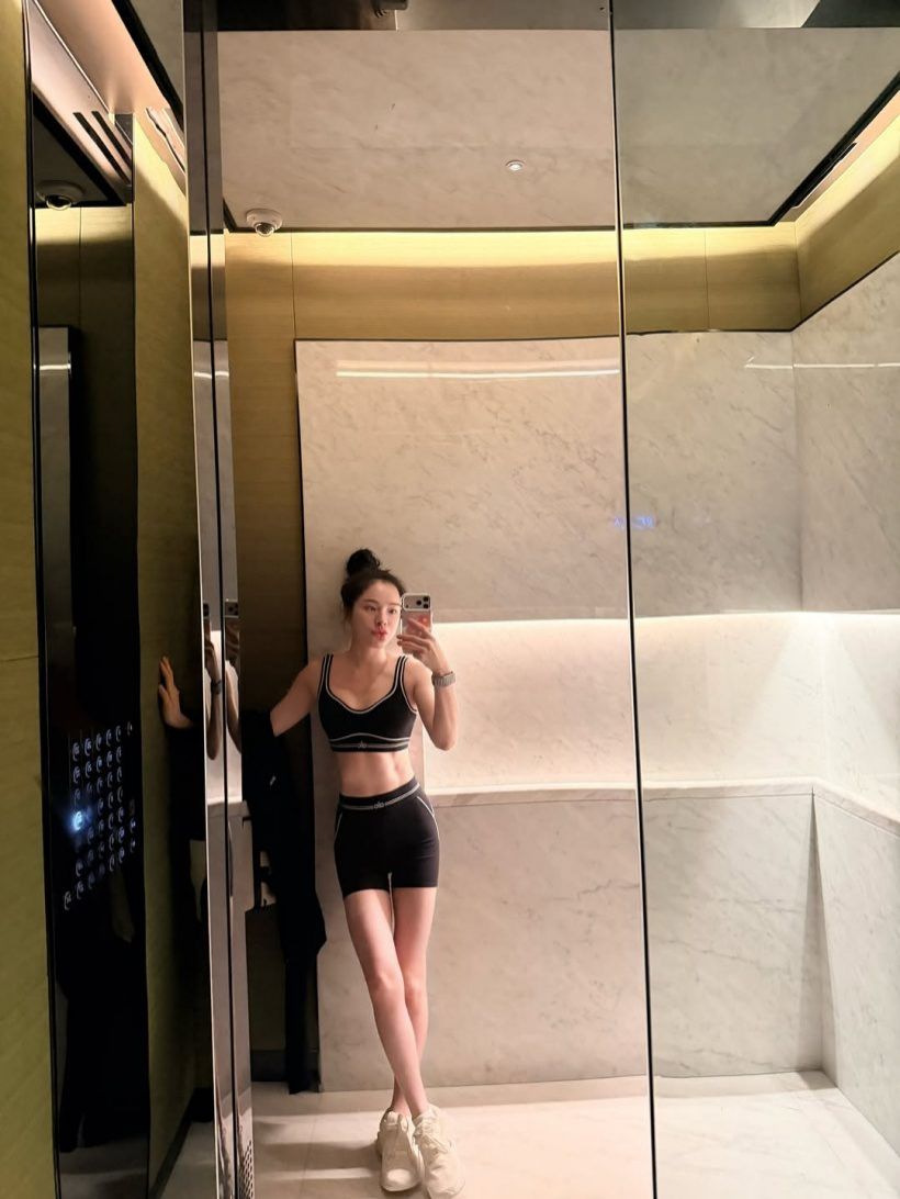 ส่องลุคฟิตเนส ปันปัน ใส่แล้วสวยสับ มองทั้งยิมแน่นอน