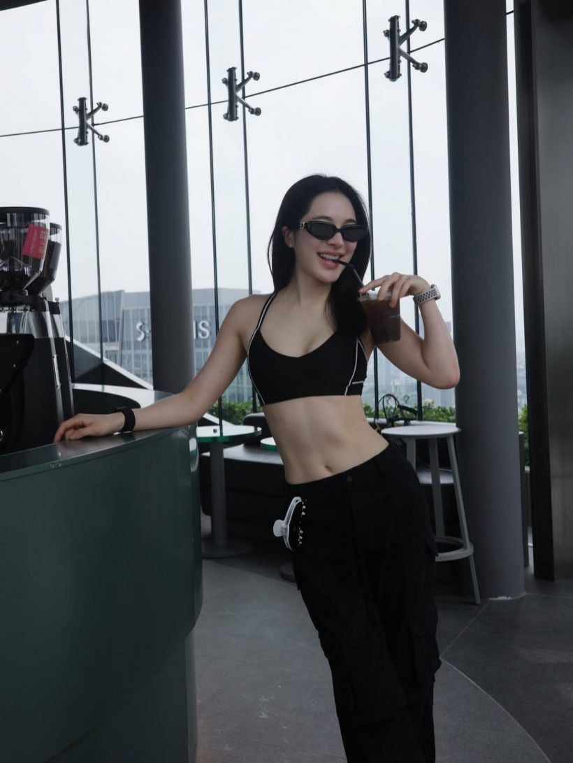 ส่องลุคฟิตเนส ปันปัน ใส่แล้วสวยสับ มองทั้งยิมแน่นอน