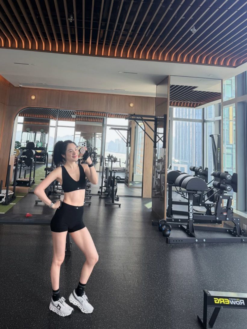 ส่องลุคฟิตเนส ปันปัน ใส่แล้วสวยสับ มองทั้งยิมแน่นอน