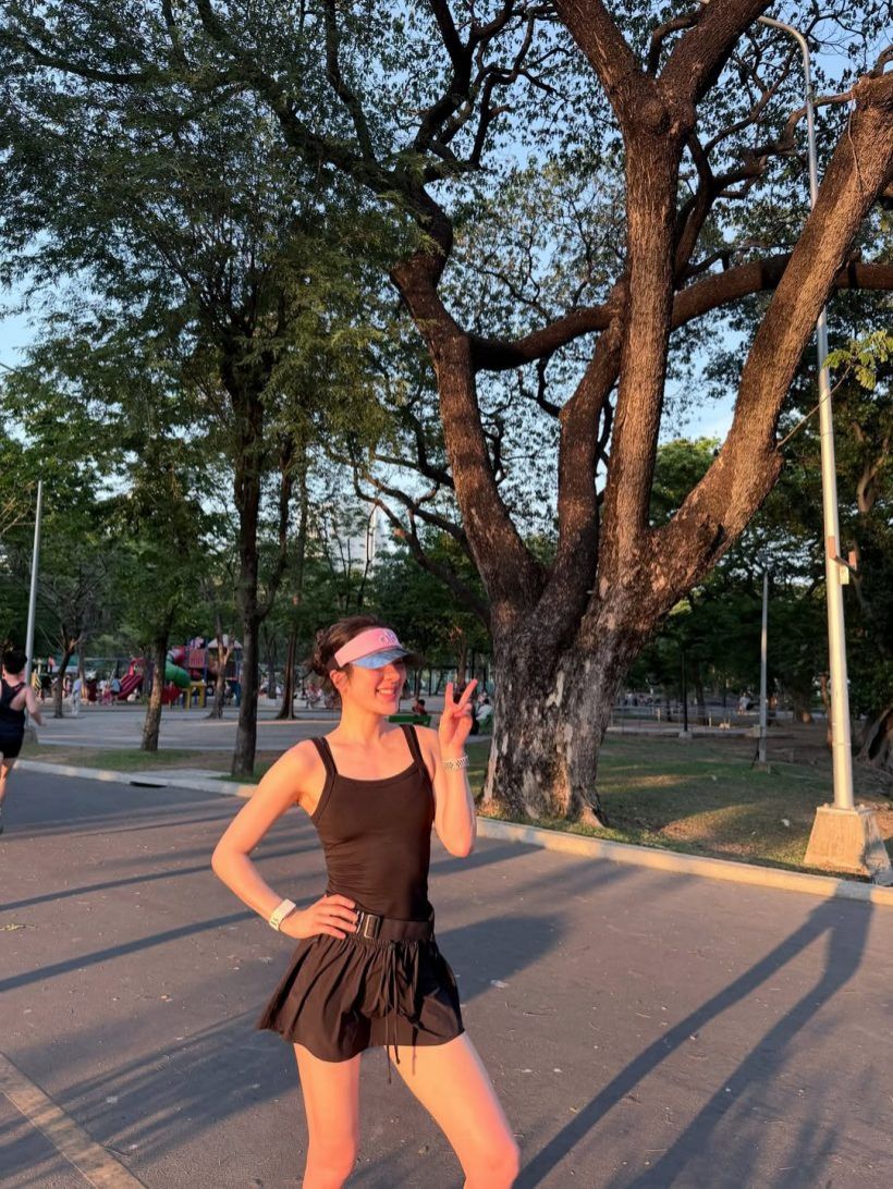 ส่องลุคฟิตเนส ปันปัน ใส่แล้วสวยสับ มองทั้งยิมแน่นอน
