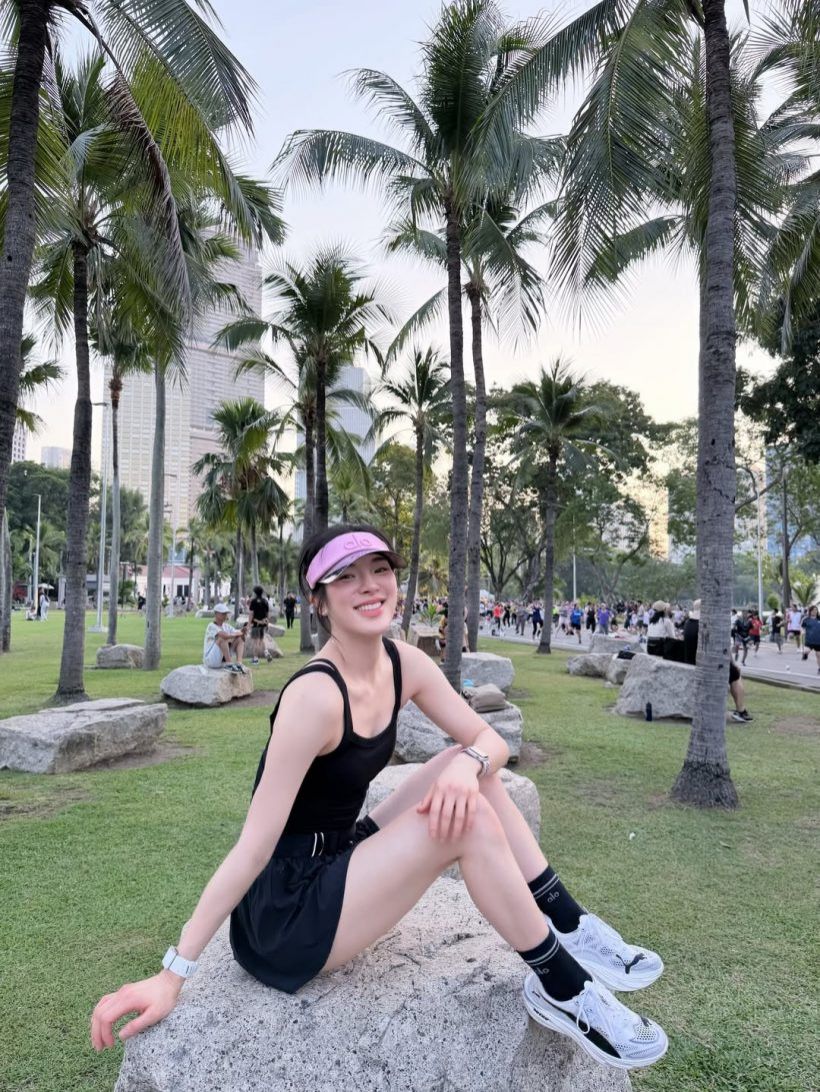 ส่องลุคฟิตเนส ปันปัน ใส่แล้วสวยสับ มองทั้งยิมแน่นอน