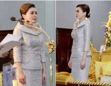 งามสง่าเกินบรรยาย! พระราชินี ในชุดไทยสากลผ้าไหมแพรว