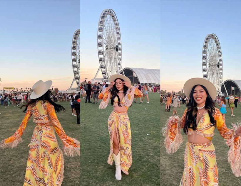 สุดปัง! นุ่น นพลักษณ์ ดีไซน์ผ้าไทยสุดเก๋4ภาค เฉิดฉายงานCoachella