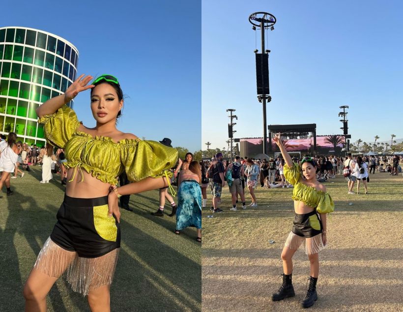 สุดปัง! นุ่น นพลักษณ์ ดีไซน์ผ้าไทยสุดเก๋4ภาค เฉิดฉายงานCoachella