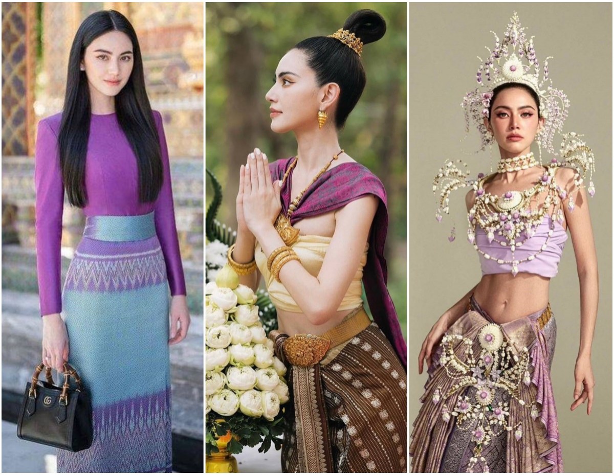 สวยเป๊ะดีต่อใจ ใหม่ ดาวิกา กับเเฟชั่นชุดไทยใส่ทุกโอกาสสำคัญ 