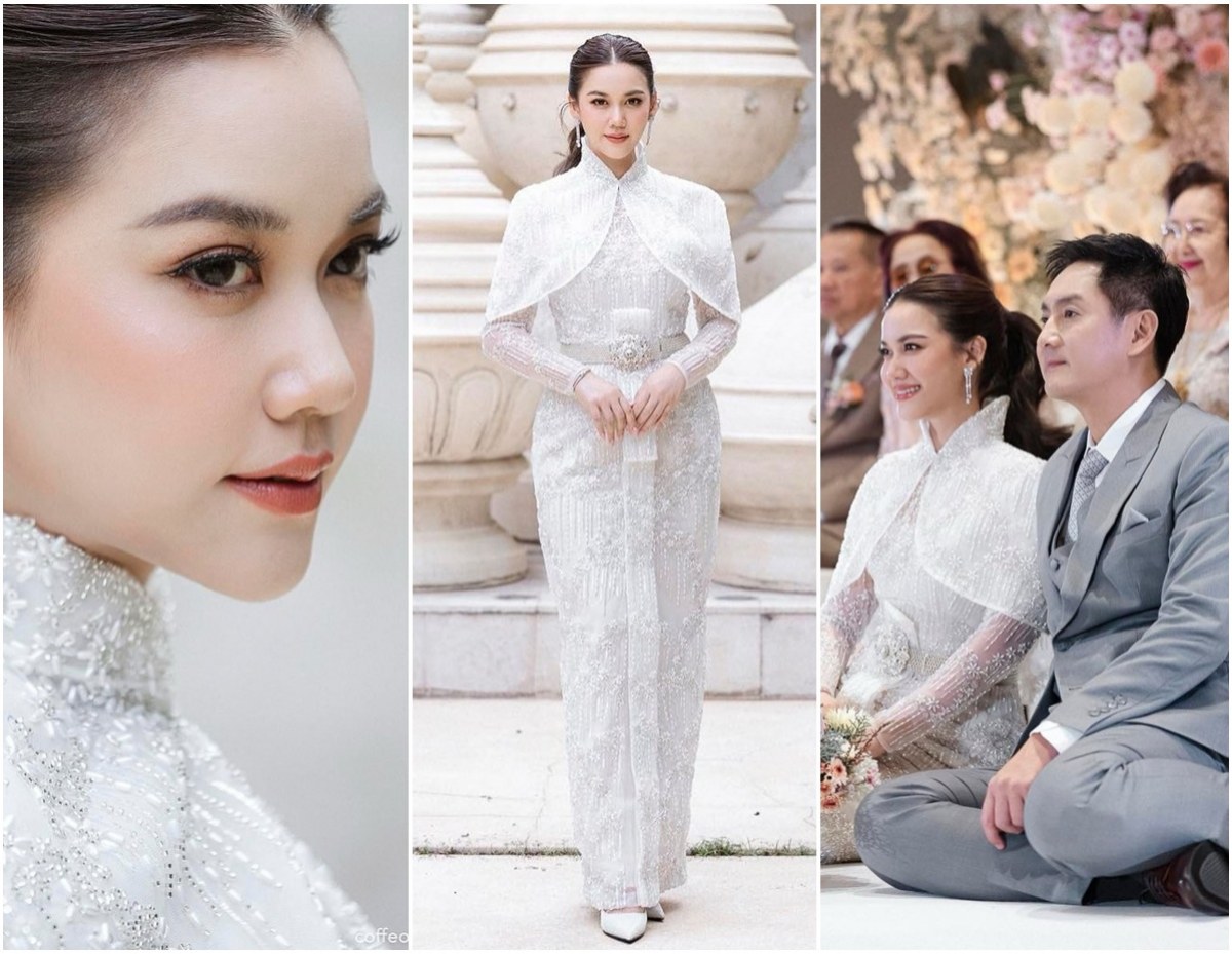 เจาะชุดเเต่งงาน หมิง ชาลิสา เลือกใส่เเบรนด์ดังของไทย