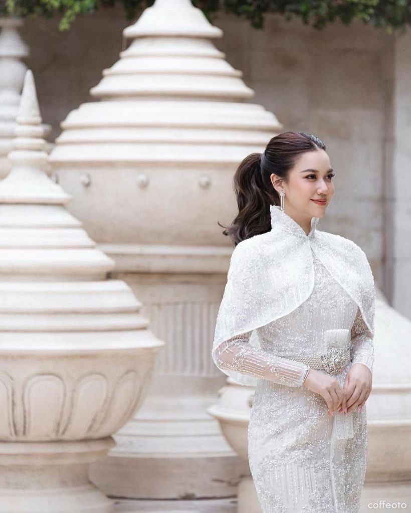 เจาะชุดเเต่งงาน หมิง ชาลิสา เลือกใส่เเบรนด์ดังของไทย