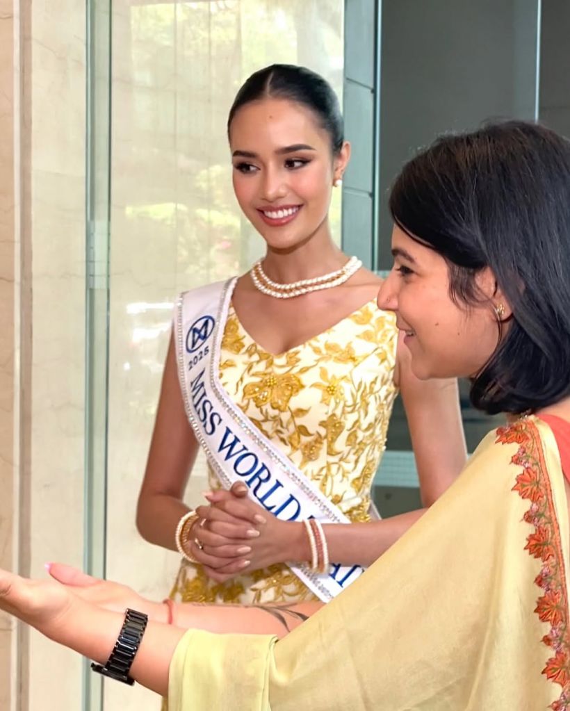 เจาะลุค โอปอล สุชาตา ชุดทองอร่ามเเละเครื่องประดับ100ปี จับใจอินเดีย