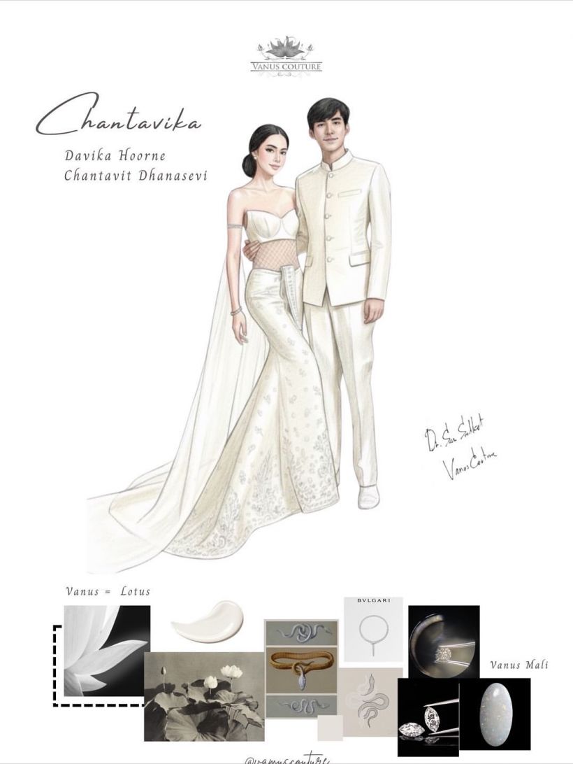 เปิดภาพใหม่เต๋อ ในชุดวิวาห์แบบไทย ทอนาน200วัน ตั้งชื่อผ้า ฉันทวิกา!