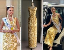 เจาะลุค โอปอล สุชาตา ชุดทองอร่ามเเละเครื่องประดับ100ปี จับใจอินเดีย