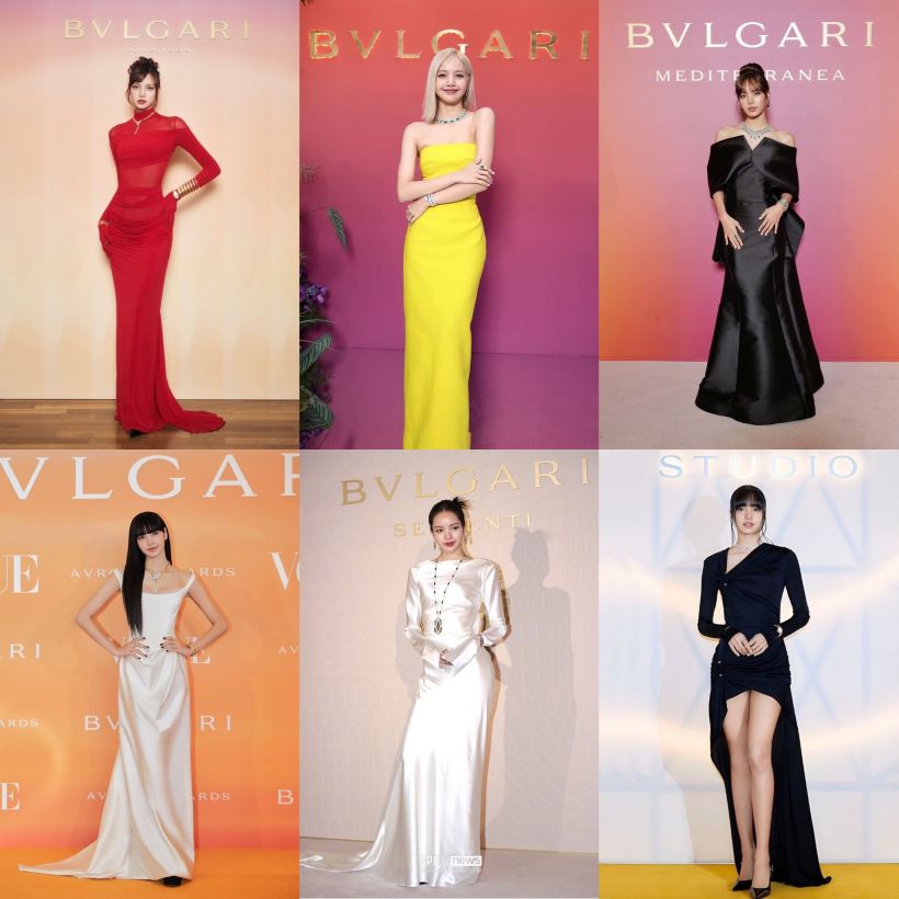 รวบตึง 6 ลุค ลิซ่า ร่วมงานอีเวนท์ Bvlgari ชุดสวยไม่ทำให้ผิดหวัง