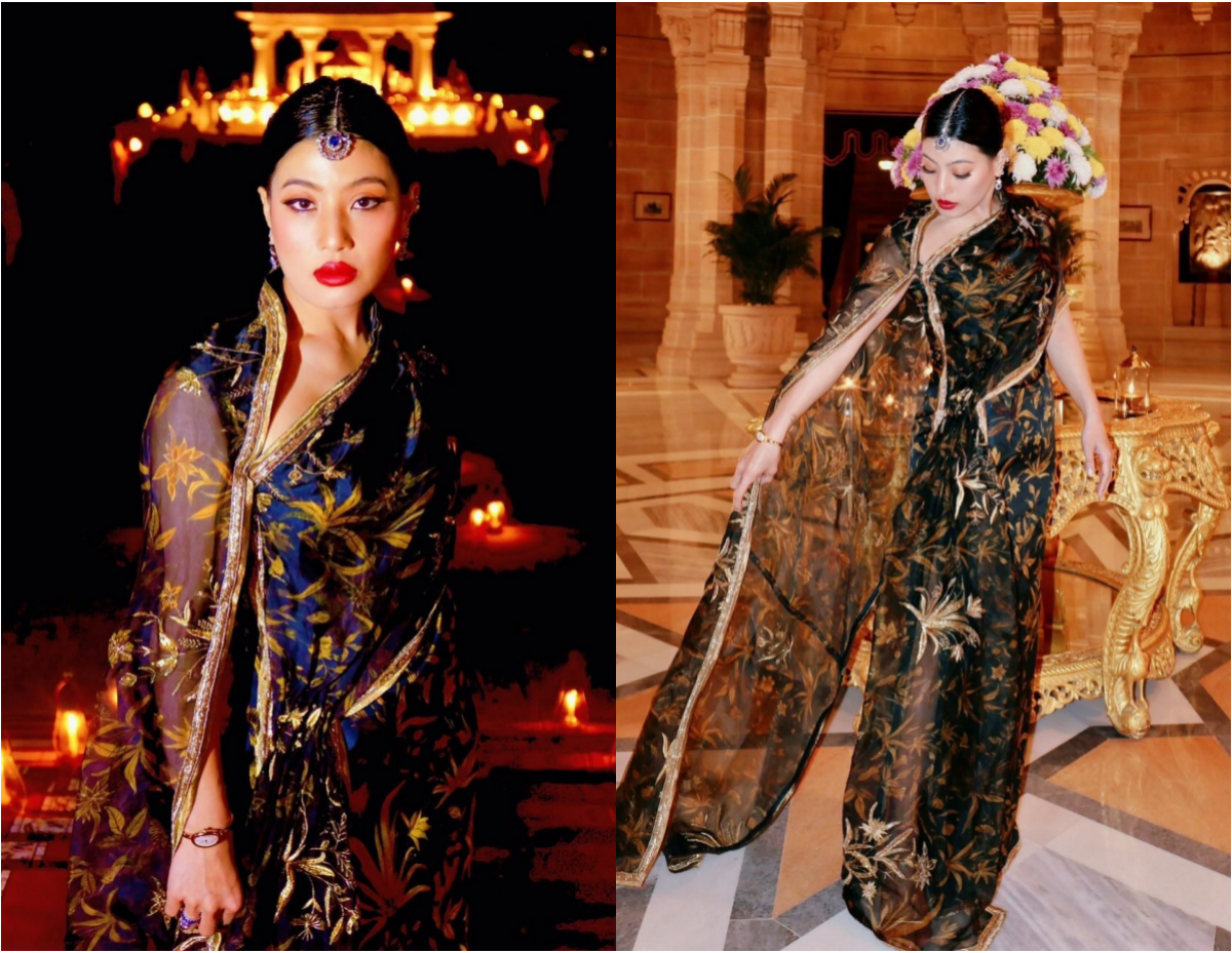 เจ้าฟ้าสิริวัณณวรีฯ ทรงฉลองพระองค์ส่าหรีร่วมสมัย