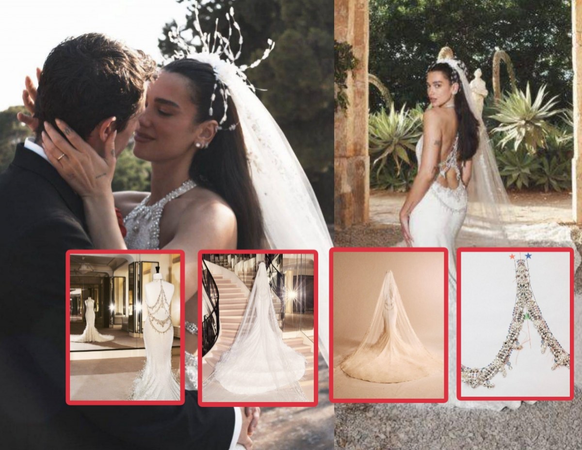 เปิดดีเทลชุดเจ้าสาว DuaLipa ปักมือทะลุพันชั่วโมง