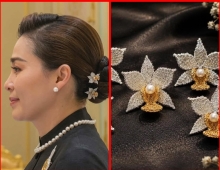 พระราชินี ทรงประดับดอกโกมาซุม งานหัตถศิลป์ระนองงดงาม